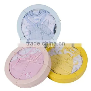 Baby Round Shape Box 3pcs/baby Garment/baby Clothing thumbnail-1