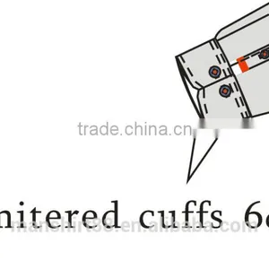 Custom Slim Fit Contrast Color Ribbon Detailed Casual Dress Shirt thumbnail-3