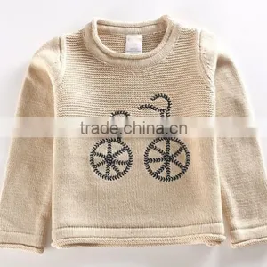 Bicycle Baby Boy Sweater Design Pullover Children Sweater thumbnail-3