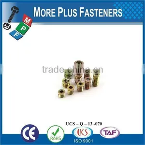 Made in Taiwan High Quality Zinc Alloy Wood Insert Nut thumbnail-3