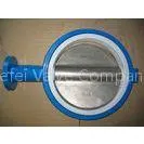API 609 / ISO 5752 / BS5155 Standard One Shaft Without Pin Type Wafer Butterfly Valve thumbnail-1