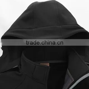 Fashion Men Jackets Outdoor Fleece Windproof With Hood thumbnail-4