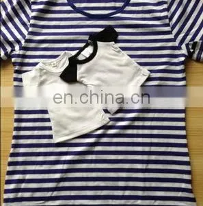 Sublimation Heat Transfer Women's Navy Blue T-shirt thumbnail-1