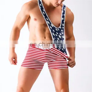 Promotion Custom Wrestling Suits for Sale, Kids Wrestling Suits, Custom Polyester Spandex Suit thumbnail-2