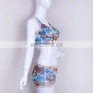 Cheap Price Beautiful Mature Women Flower Print Seamless Briefs thumbnail-3