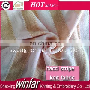 Jersey Gold Shiny Sweater Knitting Fabric for Garment thumbnail-1