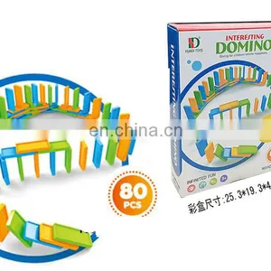 Colorful Dominoes Building Block Set thumbnail-3