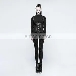 Punk Rave Gothic Black Underbust Corset-body Harness Y-767 thumbnail-5