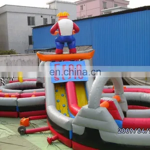 Free Style Inflatable Amusement Rides Park With Obstacle Course thumbnail-3