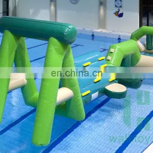 Great Fun Kids Inflatable Floating Obstacle Course for Sale thumbnail-1