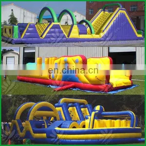 Inflatable Car Obstacle With Slide,tunnel,jumping thumbnail-1