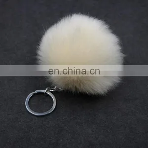 Fashion Keyring Pompom Charm Ball Car Key Chain Bag Pendant thumbnail-3