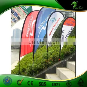 Custom Single Side Durable Outdoor Flag / Feather Flag / Beach Flag For Advertising thumbnail-2