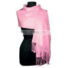 Plain Pashmina Shawl Cashmere Distributor thumbnail-5
