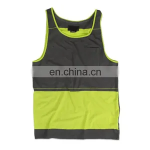 the Latest Design Men Fitness Vest Plain Cheap Design Pocket Tank Tops for Men thumbnail-2