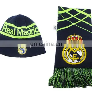 Wholesale Football Fan Scarf and Hat thumbnail-1