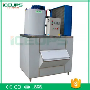 Used Commercial Ice Flake Making Machine for Food Processing 2T/24h thumbnail-1
