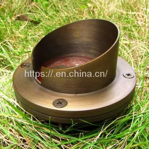 Ground Recessed Brass Light thumbnail-1
