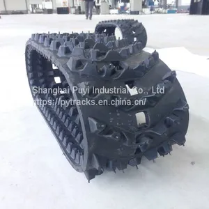 Snowmobile Rubber Track, Snow Blower Rubber Track, Snowcat Rubber Track 255*73*35 thumbnail-2