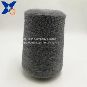 Nm26/2plies 30% Carbon Inside Staple Fiber Blended With 70% Bulky Acrylic Staple Fiber for Knitting Touchscreen Gloves -XT11203 thumbnail-1
