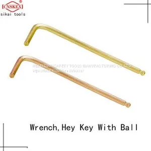 Non Sparking Tools Wrench Hex Key With Ball thumbnail-3