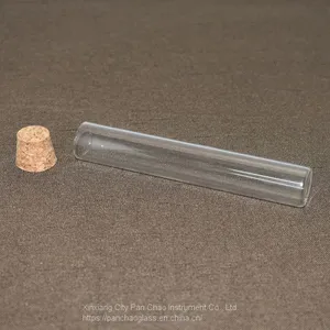 Customized Glass Cylinder Clear Glass Tube With Cork for Lab thumbnail-4