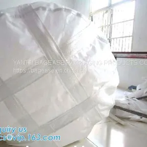 High Capacity Document Pouch 1700kg Extra Strong Circular Woven Polypropylene Industrial Big Bags 1000kg, BAGEASE PACKAG thumbnail-1