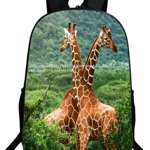 Wholesale Cheap Lightweight High Quality Polyester Printed Animal Backpack for Children thumbnail-3