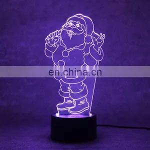 Plastic Abs Base Usb 3d Acrylic Illusion Led Night Lamp thumbnail-1