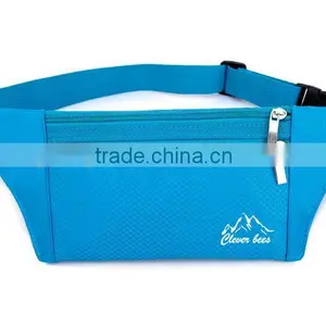 Outdoor Climbing Cycling Camping Travel Waterproof Polyester Ultra-thin Waist Pack Mobile Phone Bag Runner Belt thumbnail-2