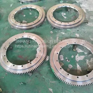 VLA200844N Turntable Bearing 838.1x634x56mm With External Gear and Ring With Flange thumbnail-2