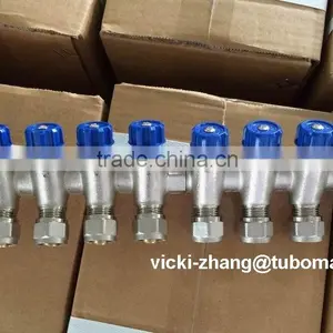 OEM Brass Pex Water Manifolds and Under Floor Heating Manifolds for Pex al Pex Under Floor Heating Pipe thumbnail-3