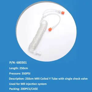 350PSI MR Low Pressure Coiled Tube, Patient Line, Y-Tube, MRS 222 Tubing thumbnail-1