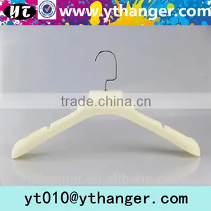 YY0487 Custom Clothing Brands White Rubber Paint Clothes Hanger thumbnail-2