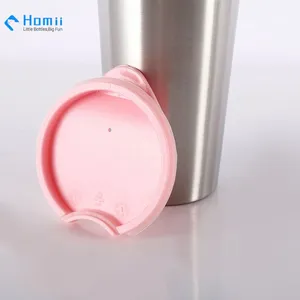 17oz Stainless Steel Beer Mug With Lid thumbnail-5