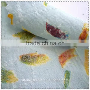 Oil Painting Style Denim Fabric thumbnail-2
