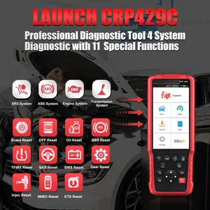 Professional Launch X431 CRP429C 4 Systems OBDII Code Reader Obd2 Auto Diagnostic Tool CRP429 C CRP 429C Auto Scanner thumbnail-2