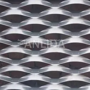 Aluminium Diamond Mesh Aluminum Metal Mesh Decorative Aluminum Mesh Supply thumbnail-1