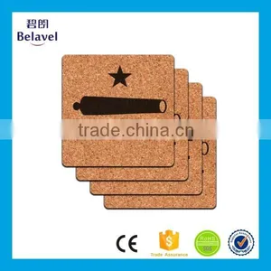 Promotional Logo Printed Cup Wooden Custom Cork Coaster Supplier's Choice thumbnail-4
