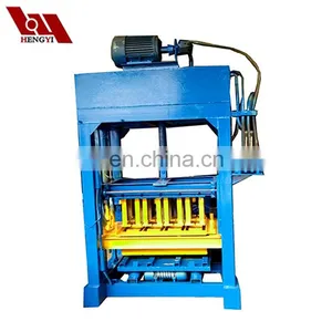 Electric Brick Concrete Block Making Machines Semi Automatic Block Machine Makes Hollow Egg Block Machine Brick Making thumbnail-4
