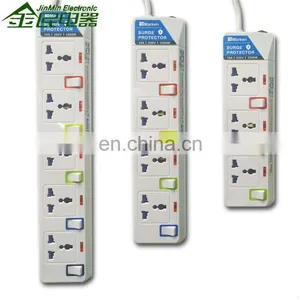 Yiwu 13A Power Socket 3M 4 Gang Lead Cords Universal Power Extension Socket thumbnail-1