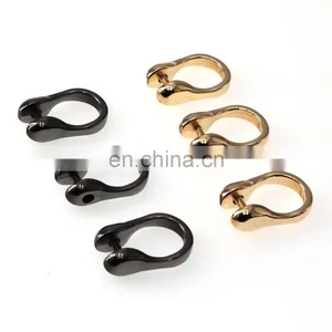 High Quality Handbag Strap Belt Detachable Openable Screw Clasp DIY Metal D Ring Buckles thumbnail-4