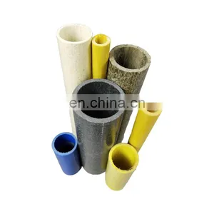 Corrosion-resistant Frp Fiberglass Grp Pipe Tube Round Tube Pultruded Profiles thumbnail-1