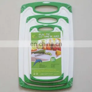 Amazon Hot Sell Kitchen 3Pcs Plastic Chopping Cutting Board Sets thumbnail-3