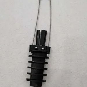 FTTH Figure 8 Fiber Optical Cable Low Voltage ABC ADSS Self Adjusted Aerial Anchor Tension Clamp thumbnail-1
