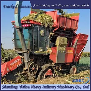 The Modified Track Chassis of a Corn Harvester is Muddy and Stable Without Slipping thumbnail-1