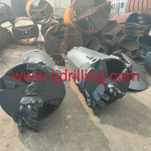 Sell 800mm Double Cut Soil Bucket With Fz72 Soil Teeth Used for Bored Pile Foundation thumbnail-1