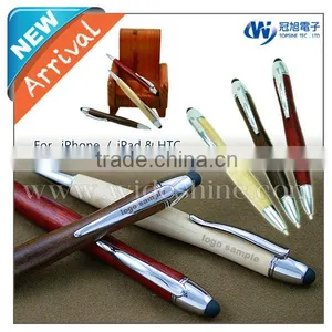 Ipad Wooden Touch Pen Logo 2013 Promotional Pen thumbnail-1