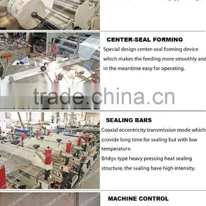 High Speed Laminating Pouch Making Machinery/center Seal Bag Making Machine thumbnail-4