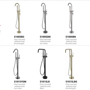 Comfortable Experience Easy Cleaning and Maintenanceas and Matches Various Styles Separate Bathtub Mixer Series thumbnail-2